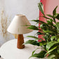 HeritageGlow Lamp – Klassieke Houten Tafellamp