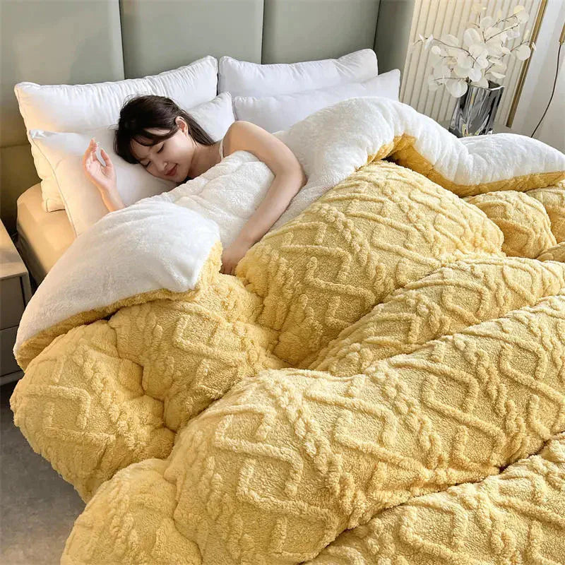 SereneSleep Winter Dekbedovertrek - Luxe Kasjmier Fleece Dekbed voor Ultiem Wintercomfort