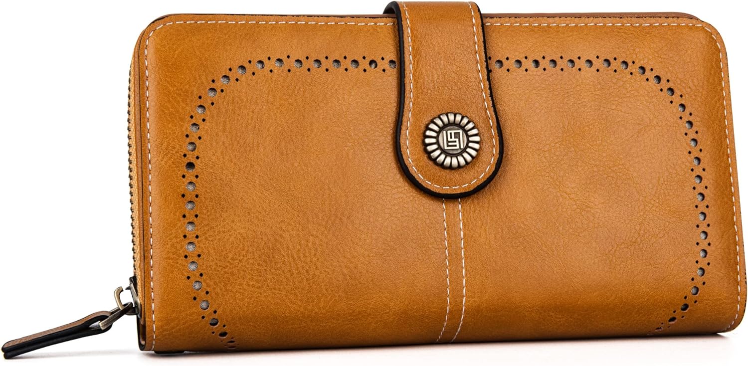 LeatherMax - Stijlvolle Leren Portemonnee met Polsband