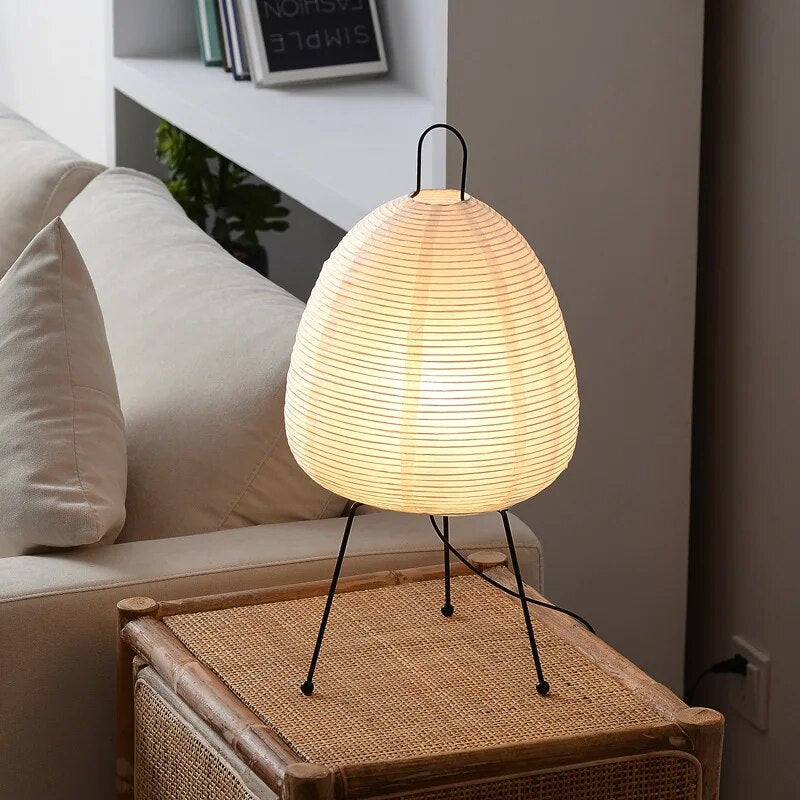 RadiantHue: Verfijnde Rijstpapier Lamp voor Serene Verlichting