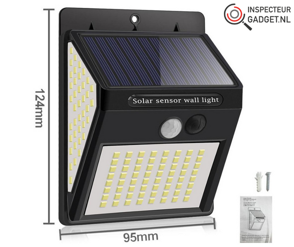 Solar LED Motion Light ™ (incl. Bewegingssensor) - Verlicht jouw tuin zonder bekabeling!