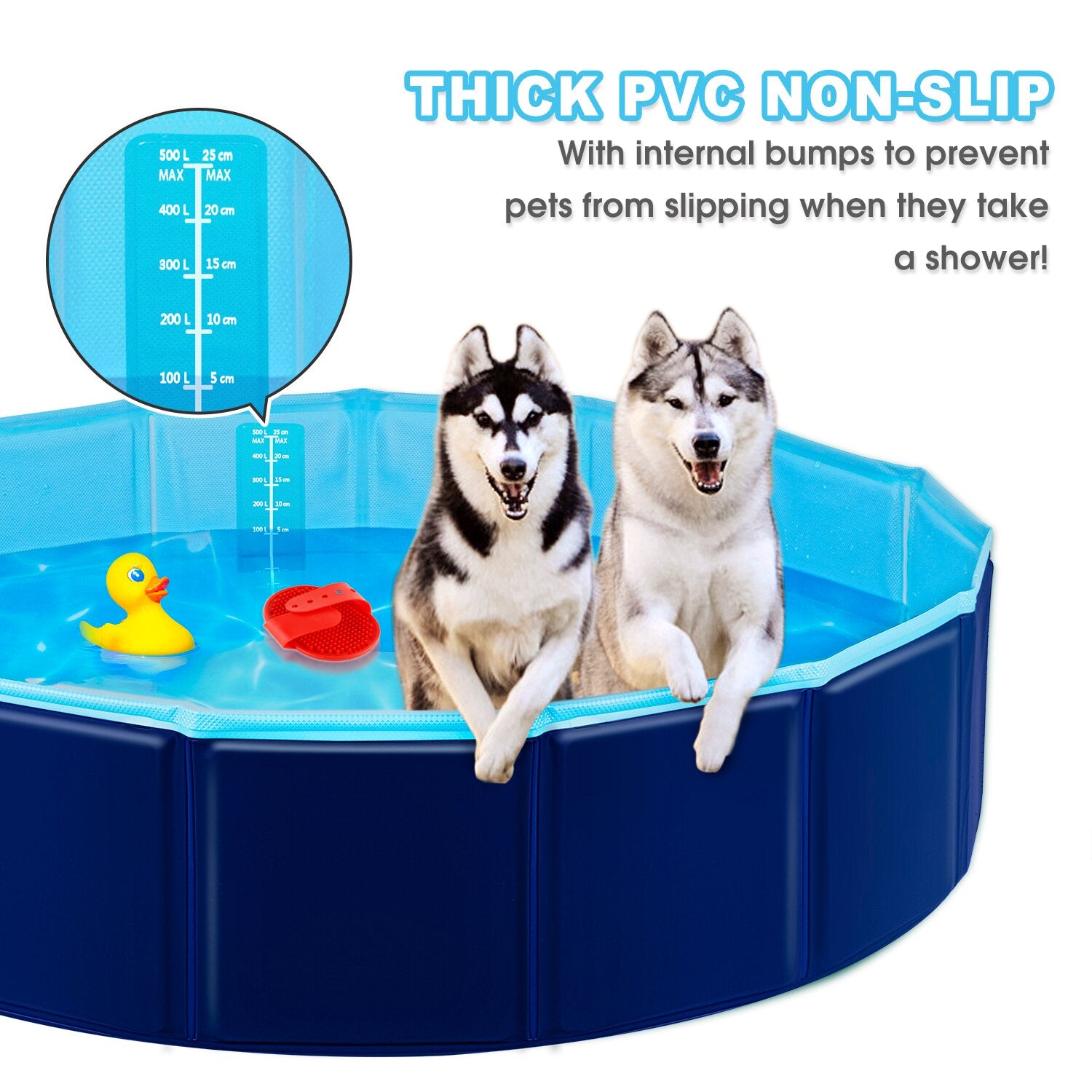 PetPool™ Opvouwbare zwembad voor dieren en kinderen - Neem de verkoeling overal mee!