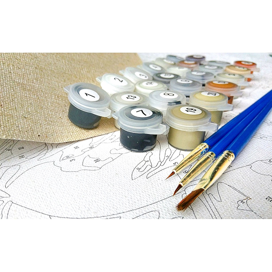 Dieren portret (Schilderen op nummer)