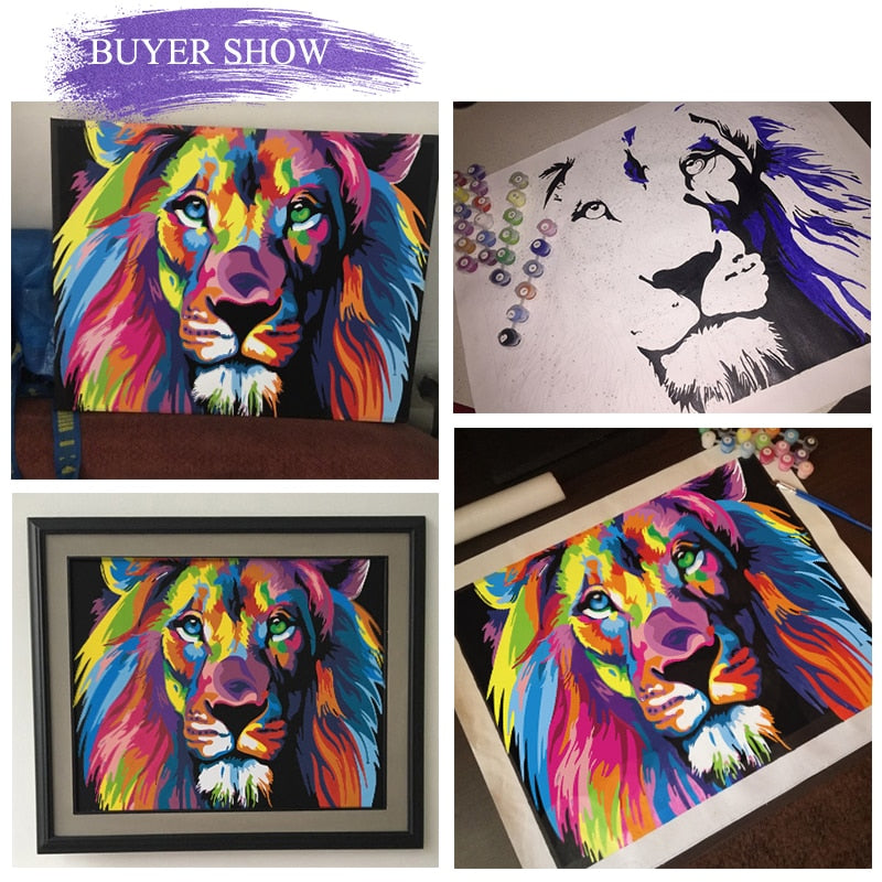 Dieren portret (Schilderen op nummer)