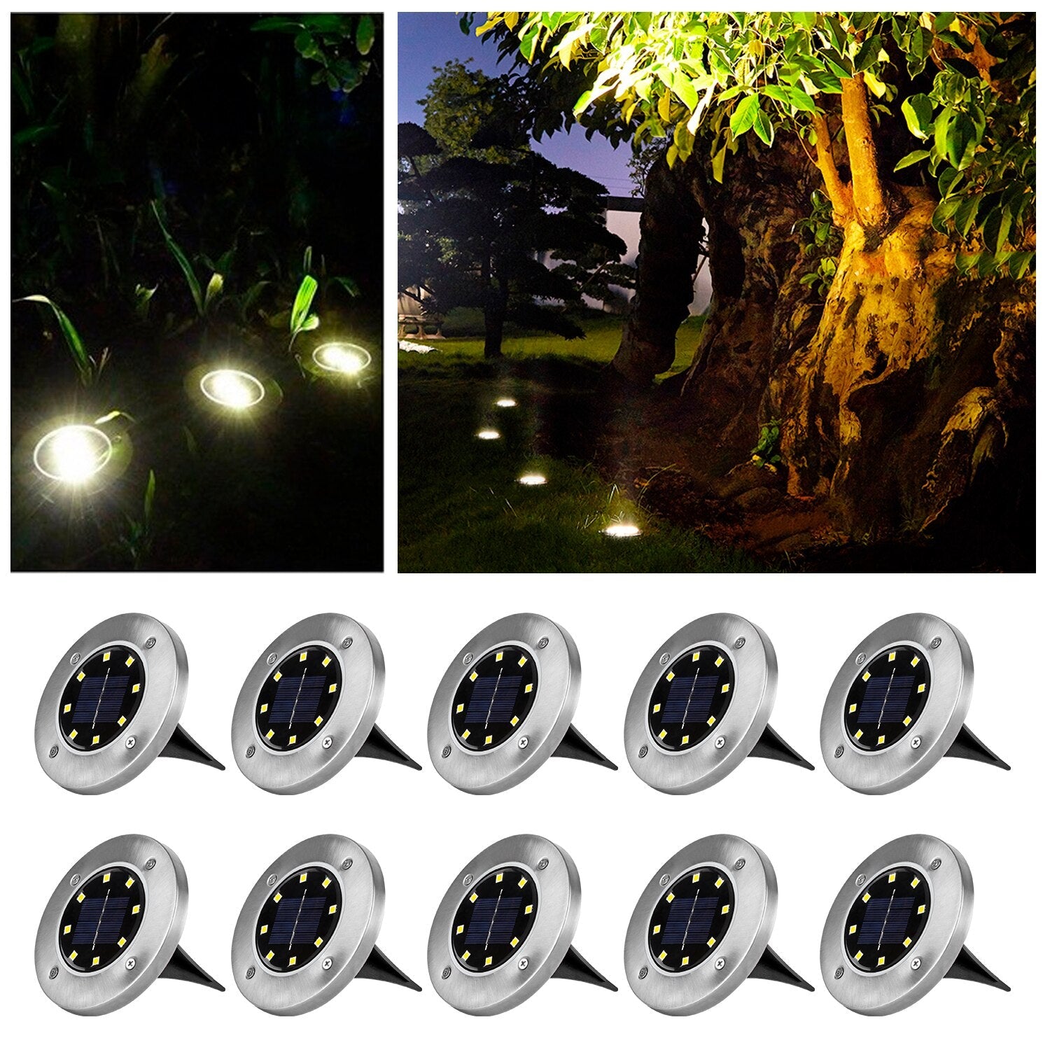 Draadloze LED Solar Tuinlampen Pro - Creëer de perfecte sfeer in jouw tuin!