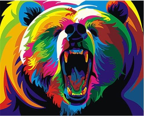 Dieren portret (Schilderen op nummer)