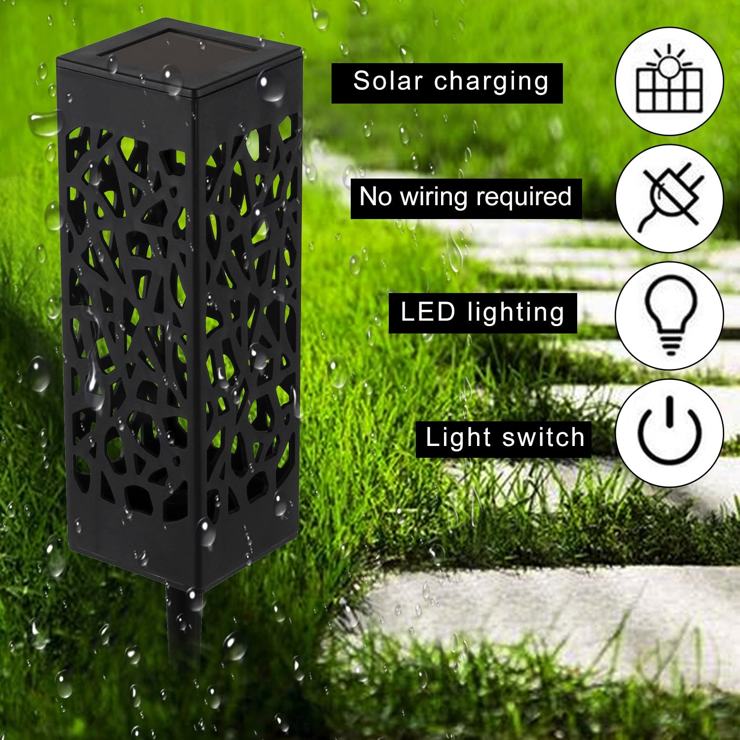 Luxury Solar Tuinlamp (4/6/8/12 lampen)