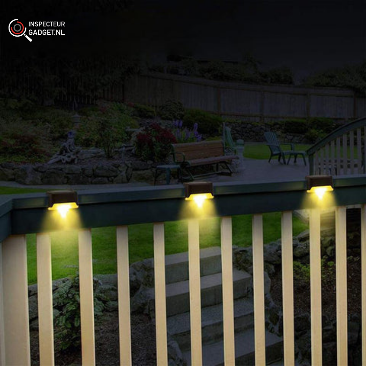 Draadloze LED Solar Muurlampen Deluxe - Creëer de perfecte sfeer in jouw tuin!