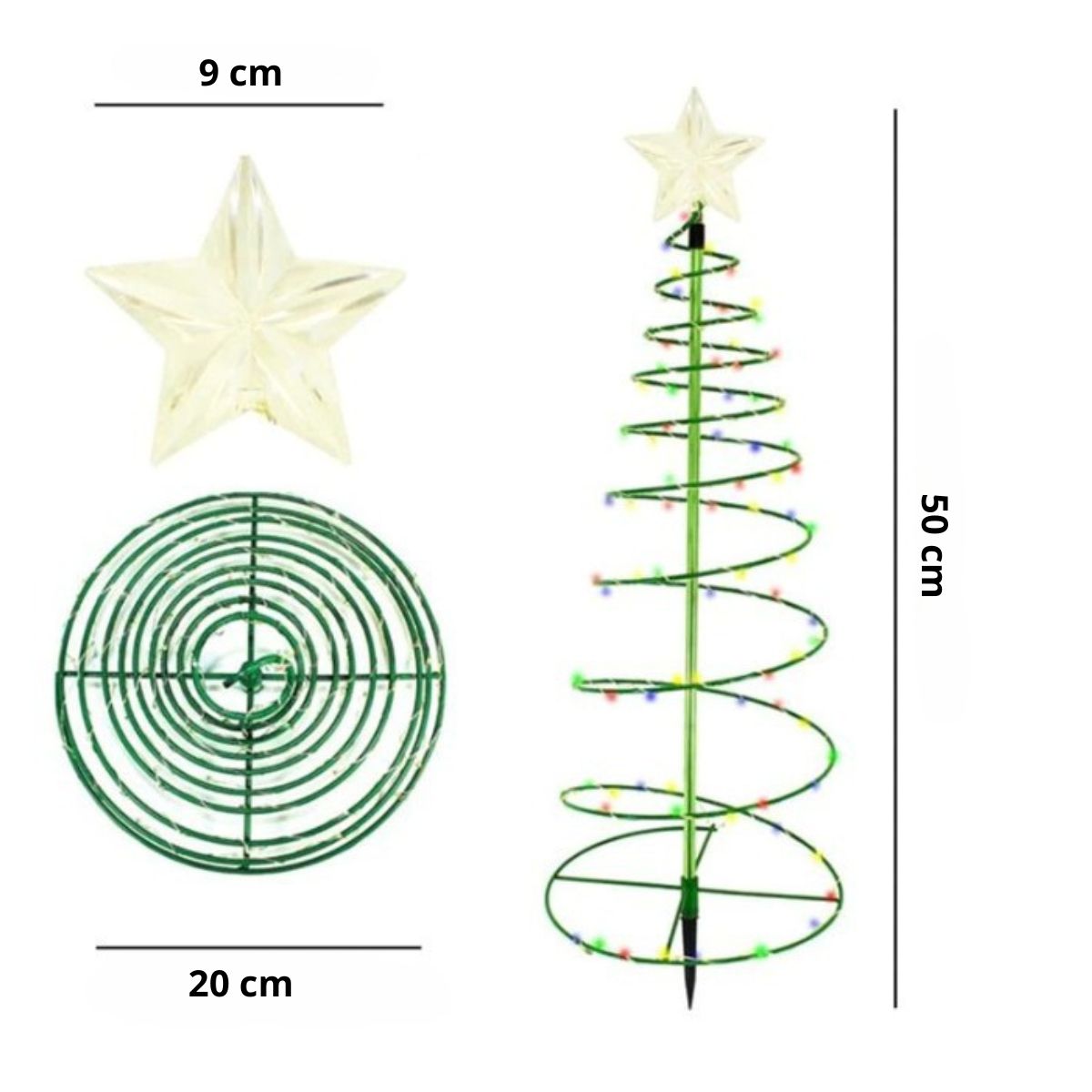 Draadloze Solar Kerstboom - Creëer de perfecte Kerstsfeer in jouw tuin!