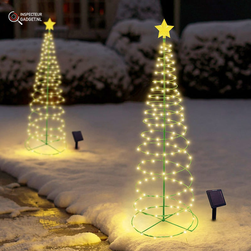 Draadloze Solar Kerstboom - Creëer de perfecte Kerstsfeer in jouw tuin!