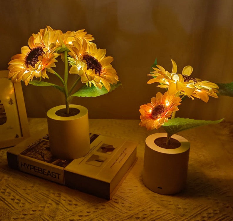 Sunflower Lamp - Draadloze Zonnebloem lampen