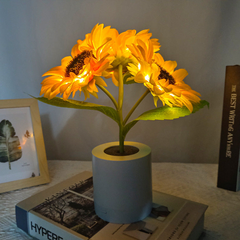 Sunflower Lamp - Draadloze Zonnebloem lampen