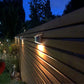 Draadloze LED Solar Wandlampen Deluxe - Creëer de perfecte sfeer in jouw tuin!
